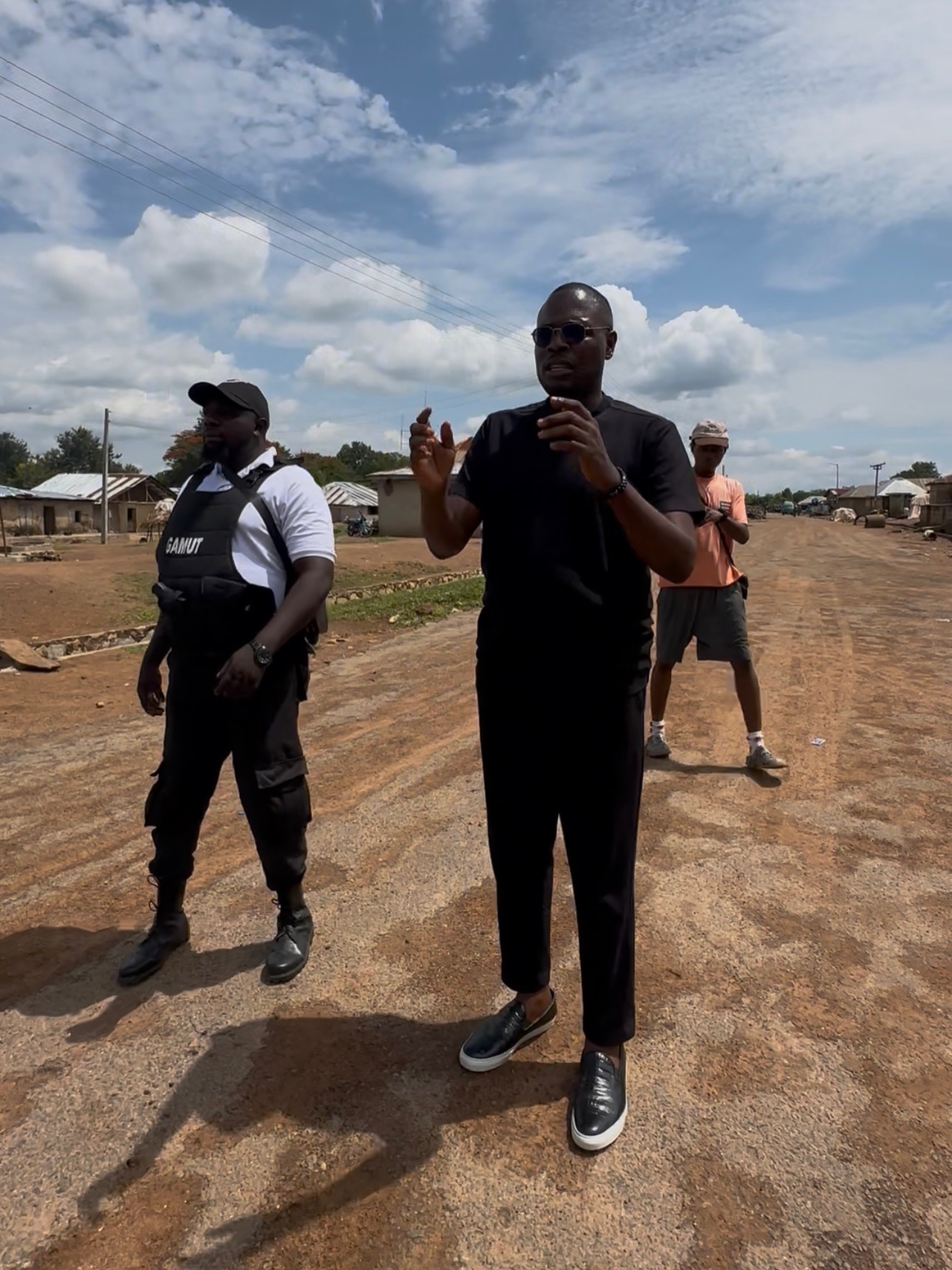 Chude Jideonwo during a documentary shoot