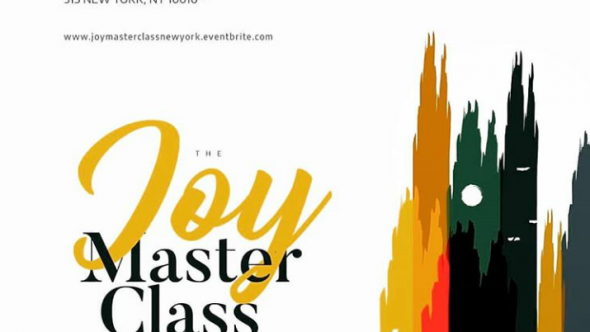 The Joy Masterclass holds in New York on March 31