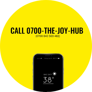 You can still access The Joy Hub (phone line) in spite of COVID