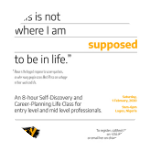 Joy, Inc. holds Career Planning Lifeclass on February 1