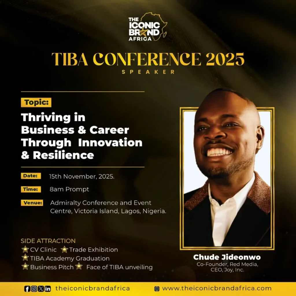 Chude Jideonwo to Speak at The Iconic Brand Africa’s 7th Annual Awards & Conference